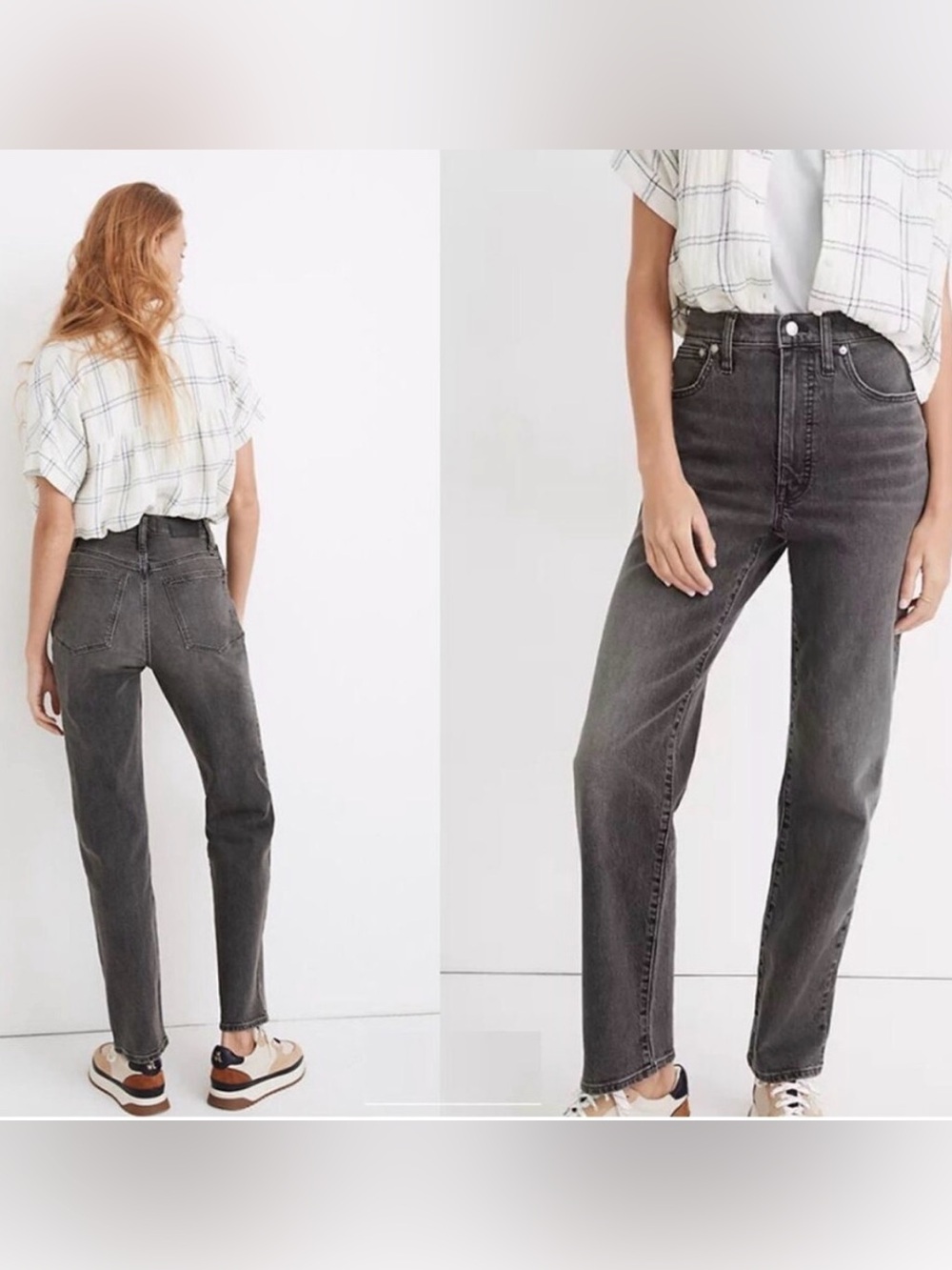 Madewell perfect vintage Washed Black jeans